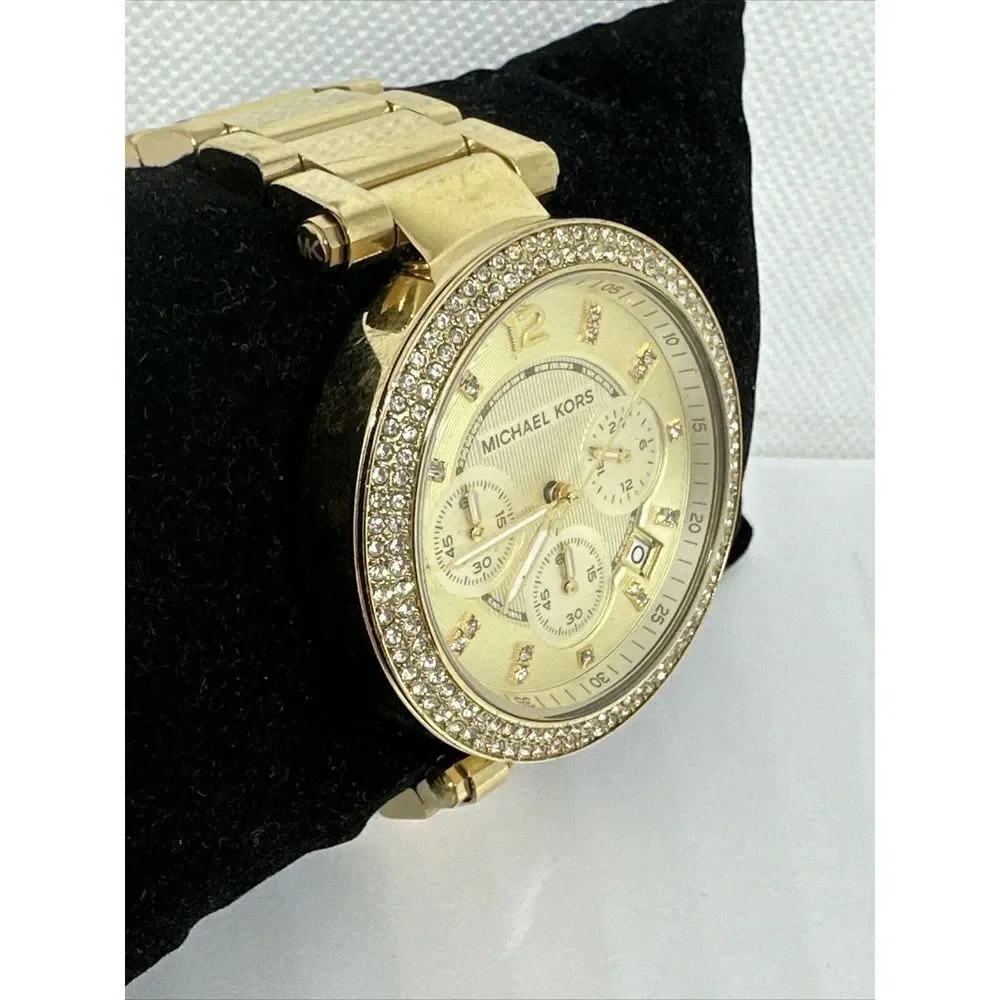 Michael Kors Parker MK5354 Women's Gold Stainless Steel Analog Dial Watch NUL4